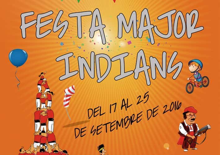 Programa Fiesta Mayor Indians’16