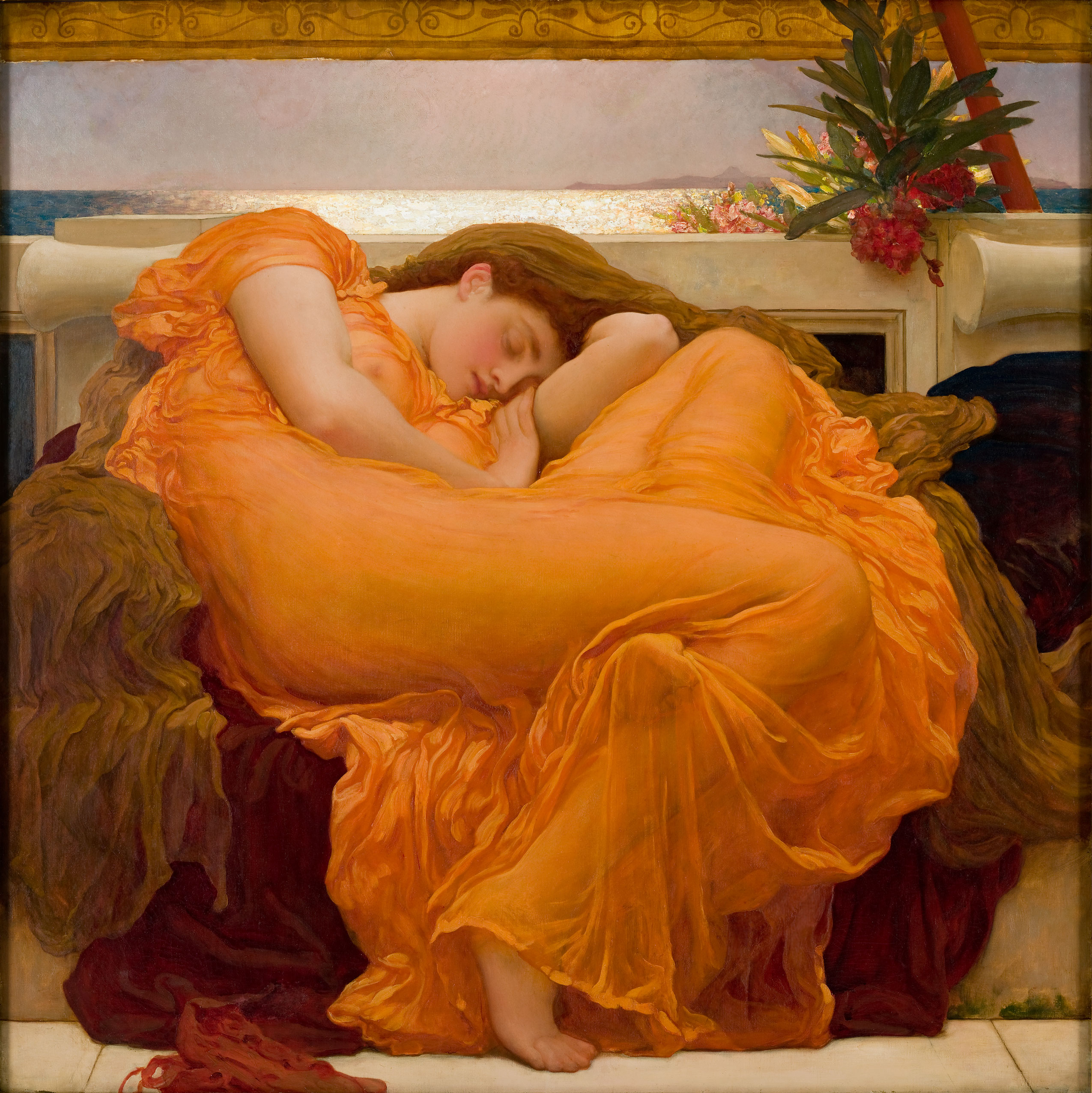 Flaming June,_by Frederic Lord Leighton (1830-1896)