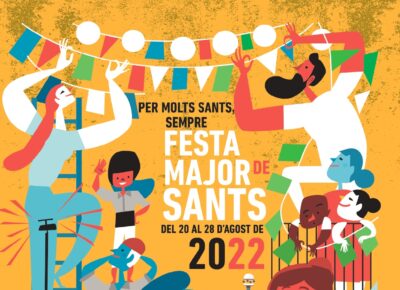 Cartell Festa Major Sants 2022