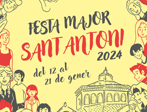 Cartell Festa Major Sant Antoni 2024