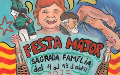 Fiesta Mayor Sagrada Família - Cartell Festa Major Sagrada Familia 2025