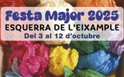 cartell festa major Esquerra Eixample 2025