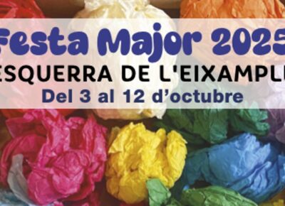 cartell festa major Esquerra Eixample 2025