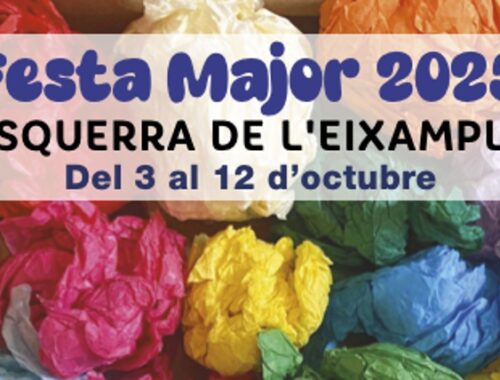 cartell festa major Esquerra Eixample 2025