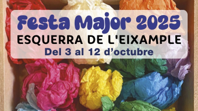 cartell festa major Esquerra Eixample 2025