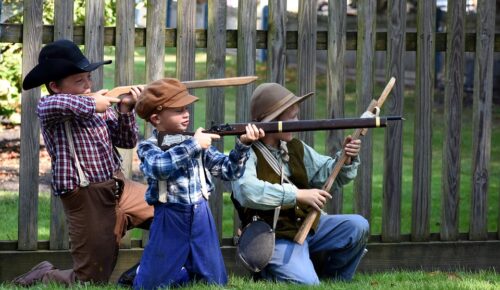 niños jugando. AHIGE