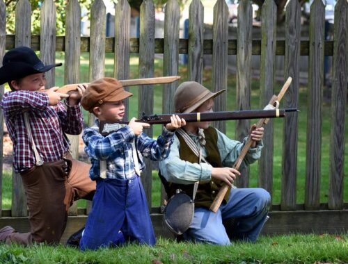 niños jugando. AHIGE