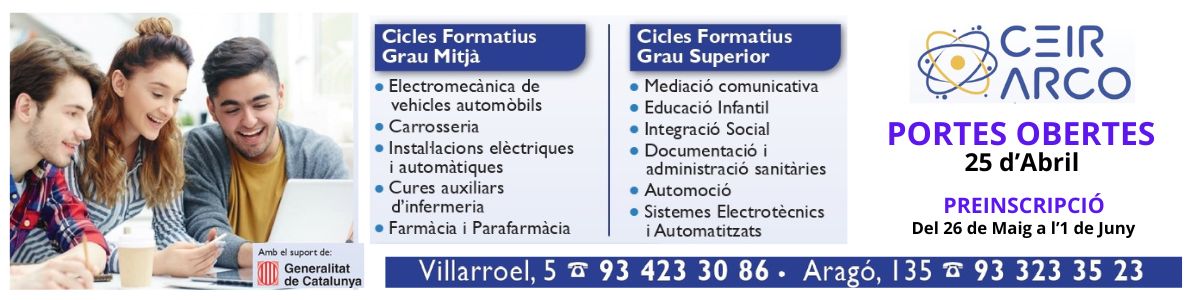 ESCOLA CEIR ARCO PORTES OBERTES